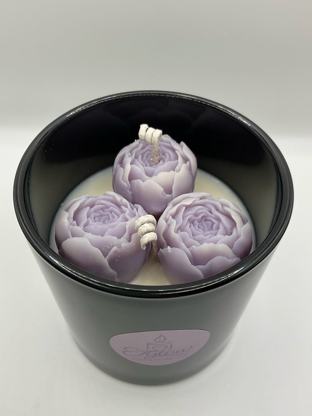 🕯️🍊🍈🌸Handmade scented Candle in Glass Jar